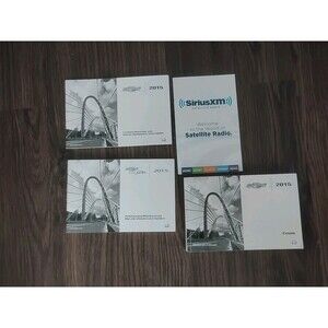 2015 Chevy Cruze Owners Manual OEM GUIDE BOOKS SET Chevrolet